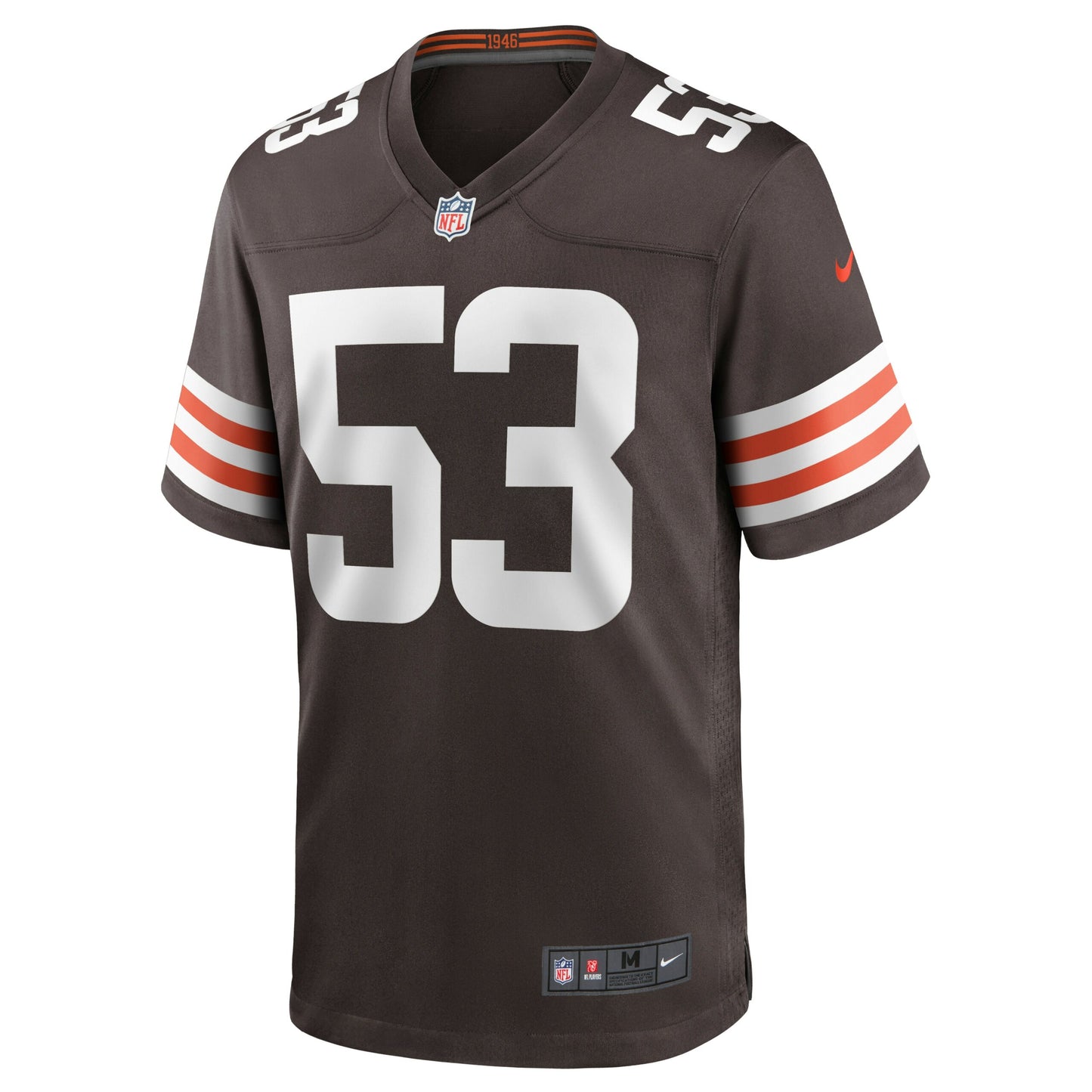 Nick Harris Cleveland Browns Game Jersey - Brown