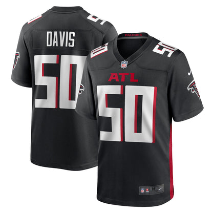 Tae Davis Atlanta Falcons Team Game Jersey - ?Black