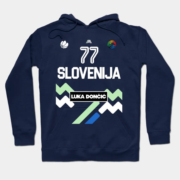 Luka Doncic Slovenia Jersey Fan Design Hoodie