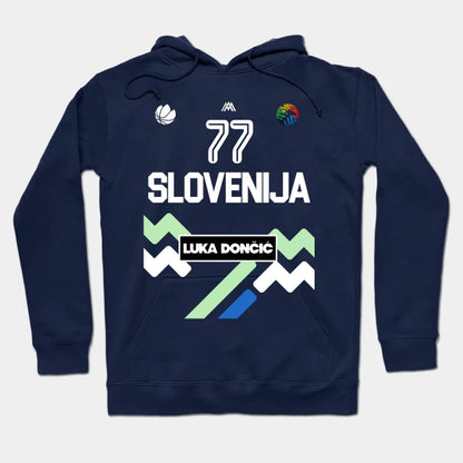 Luka Doncic Slovenia Jersey Fan Design Hoodie