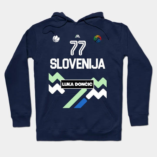 Luka Doncic Slovenia Jersey Fan Design Hoodie