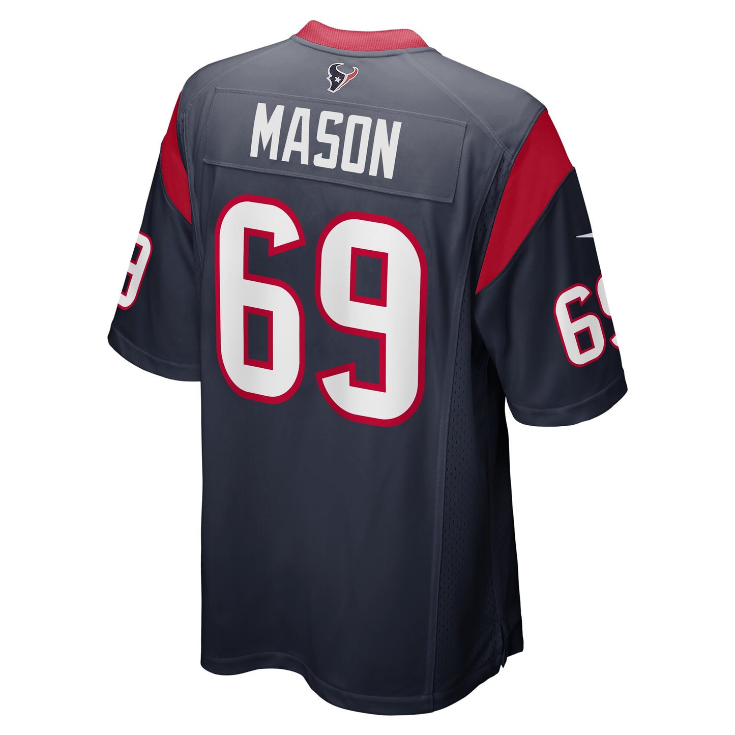 Shaq Mason Houston Texans Game Player Jersey - Navy
