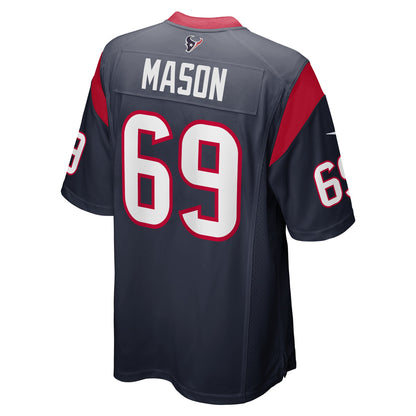 Shaq Mason Houston Texans Game Player Jersey - Navy