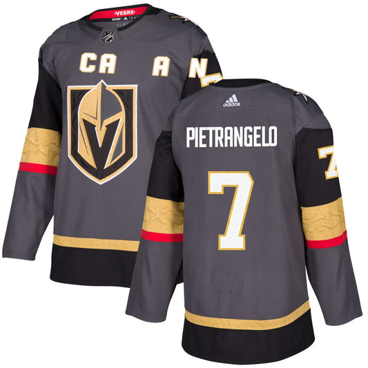Alex Pietrangelo Vegas Golden Knights Alternate Authentic Jersey - Gray