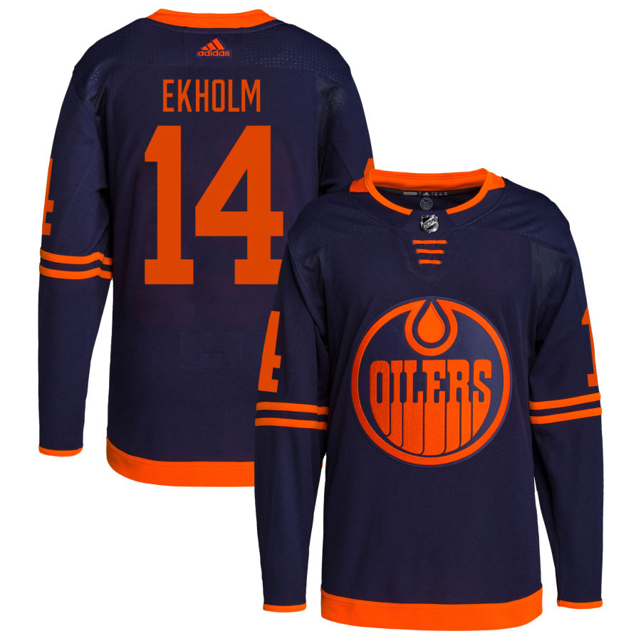 Mattias Ekholm Edmonton Oilers Alternate Primegreen Authentic Pro Jersey - Navy