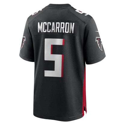 AJ McCarron Atlanta Falcons Game Player Jersey - Black