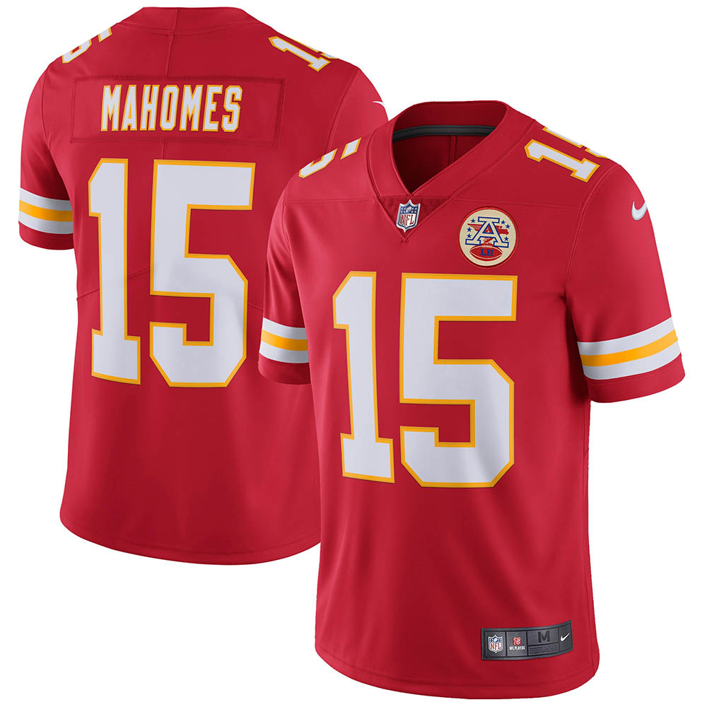 Men's Kansas City Chiefs Patrick Mahomes Vapor Untouchable Limited Jersey Red