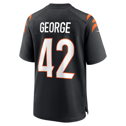Allan George Cincinnati Bengals Game Player Jersey - Black