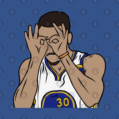 Steph Curry 3 Point Goggles T-Shirt