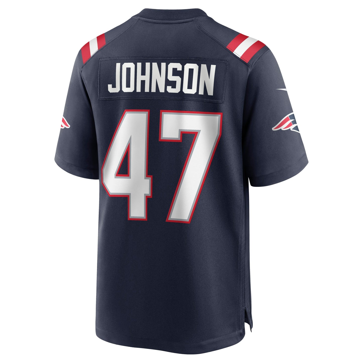 Jakob Johnson New England Patriots Game Jersey - Navy