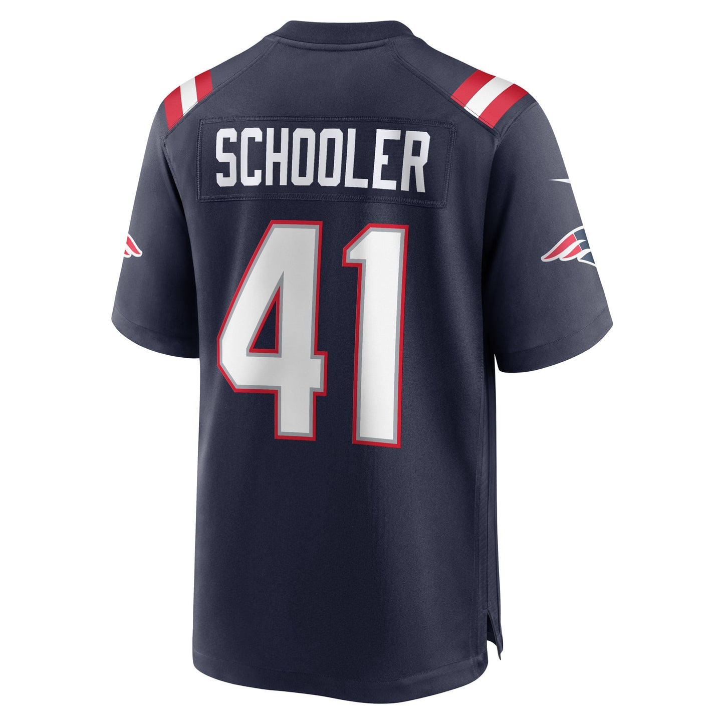 Brenden Schooler New England Patriots Game Player Jersey - Navy