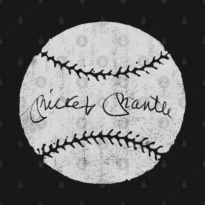Mickey Mantle Signature T-Shirt