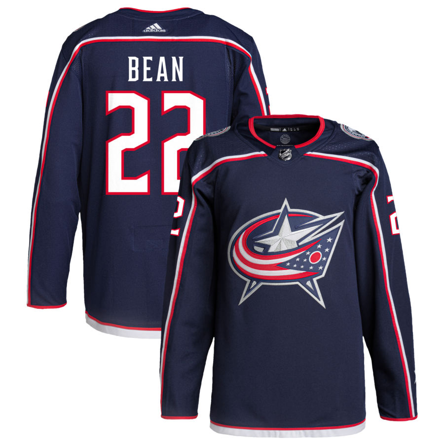 Jake Bean Columbus Blue Jackets Home Primegreen Authentic Pro Jersey - Navy