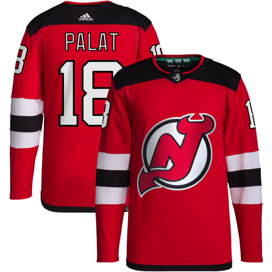 Ondrej Palat New Jersey Devils Home Primegreen Authentic Pro Jersey - Red