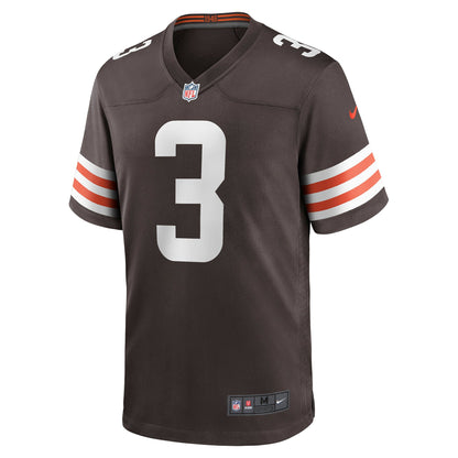 Chase McLaughlin Cleveland Browns Game Jersey - Brown