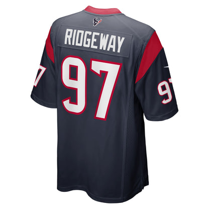 Hassan Ridgeway Houston Texans Game Player Jersey - Navy