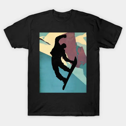 Snowboarding Dude, Morning Light T-Shirt