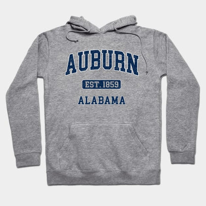 Auburn Alabama Al Vintage Sports Athletic Design Hoodie