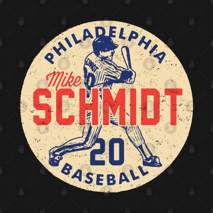 Mike Schmidt Phillies By Buck Tee T-Shirt