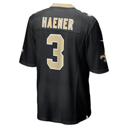 Jake Haener New Orleans Saints Team Game Jersey - ?Black