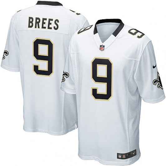 Men's New Orleans Saints Drew Brees Game Jersey White