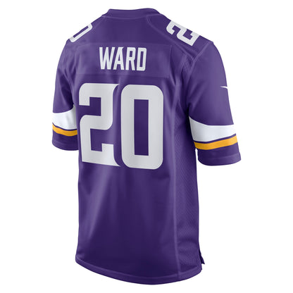 Jay Ward Minnesota Vikings Game Jersey - Purple