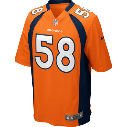 Von Miller Denver Broncos Game Jersey - Orange