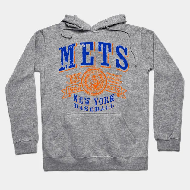Mets Vintage Baseball Hoodie