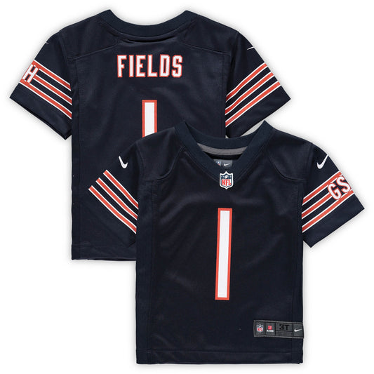 Justin Fields Chicago Bears Toddler Game Jersey - Navy