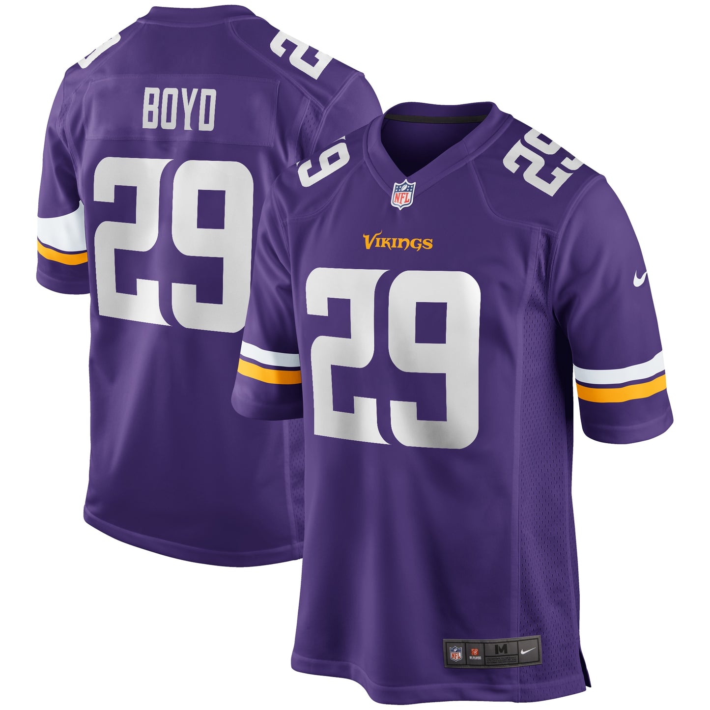 Kris Boyd Minnesota Vikings Game Jersey - Purple