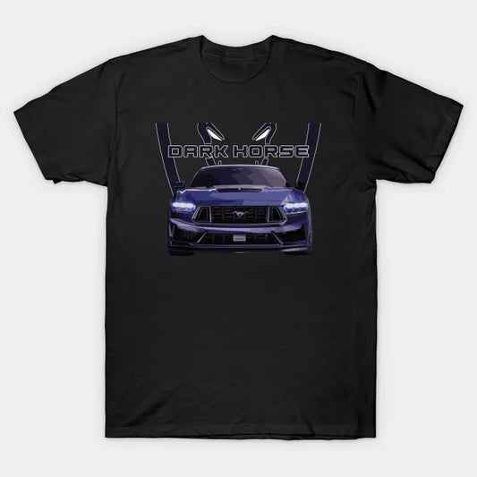 Blue Ember Dark Horse Mustang Gt 5.0L V8 Coyote Engine Performance Car S650 T-Shirt