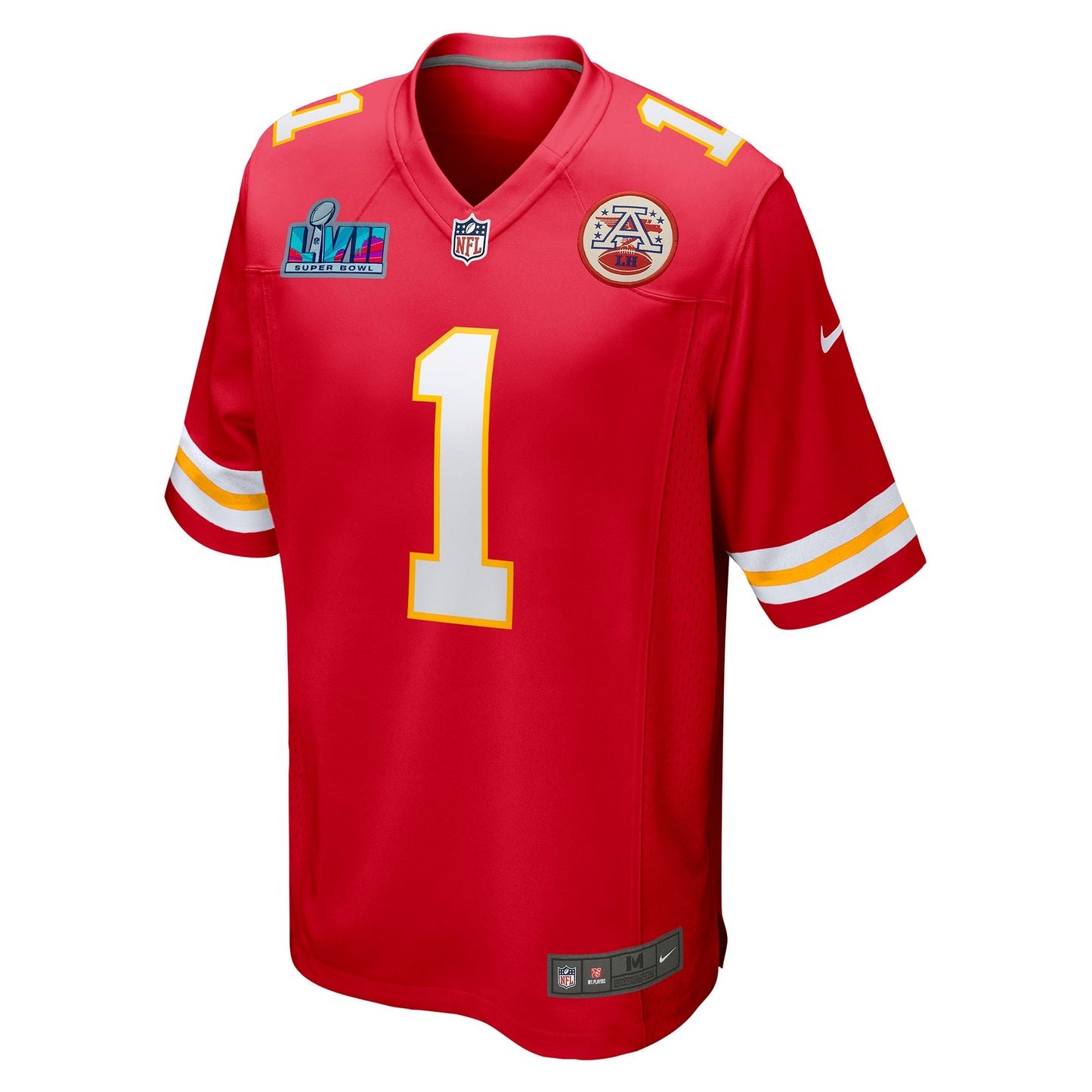 Jerick McKinnon Kansas City Chiefs Super Bowl LVII Patch Game Jersey - Red