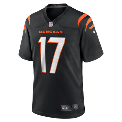 Stanley Morgan Cincinnati Bengals Player Game Jersey - Black