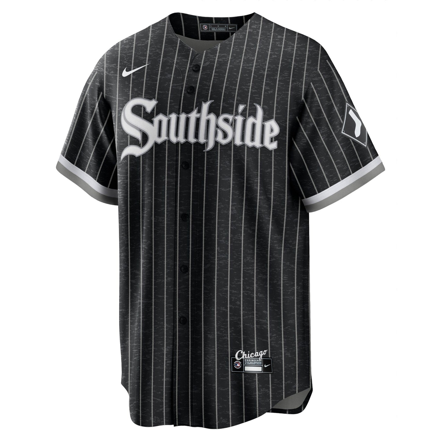 Custom Name Chicago White Sox Black City Connect Replica Men's Jersey