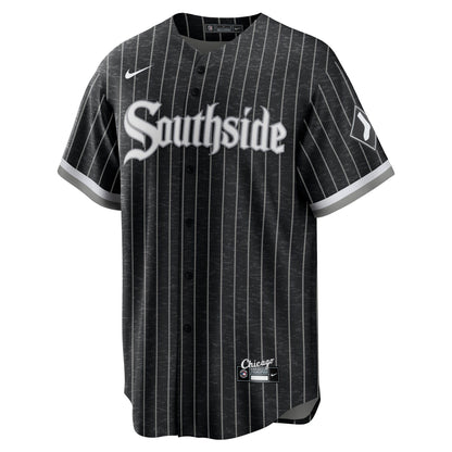 Custom Name Chicago White Sox Black City Connect Replica Men's Jersey