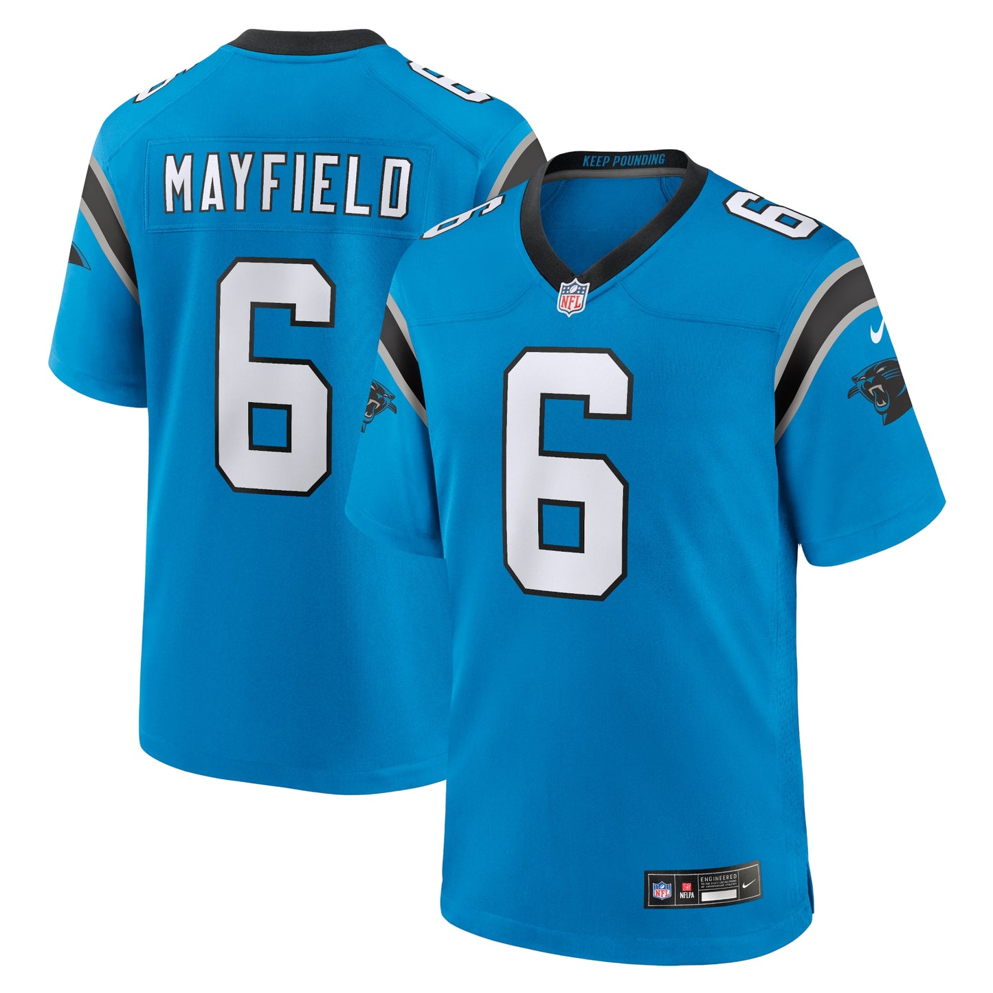 Baker Mayfield Carolina Panthers Alternate Player Game Jersey - Blue