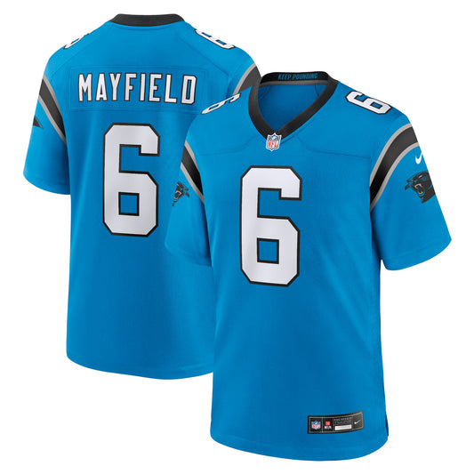 Baker Mayfield Carolina Panthers Alternate Player Game Jersey - Blue