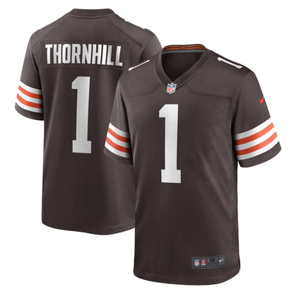 Juan Thornhill Cleveland Browns Team Game Jersey - Brown