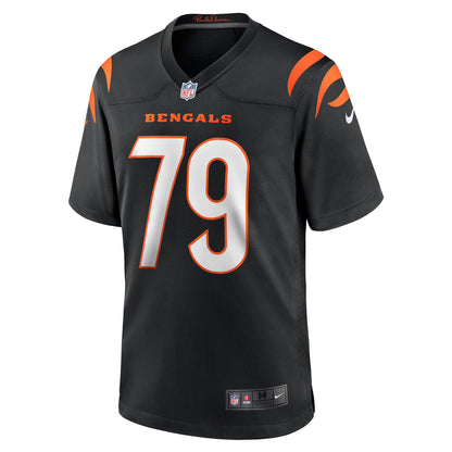 Jackson Carman Cincinnati Bengals Game Jersey - Black