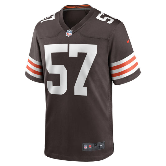 Isaiah McGuire Cleveland Browns Team Game Jersey - ?Brown
