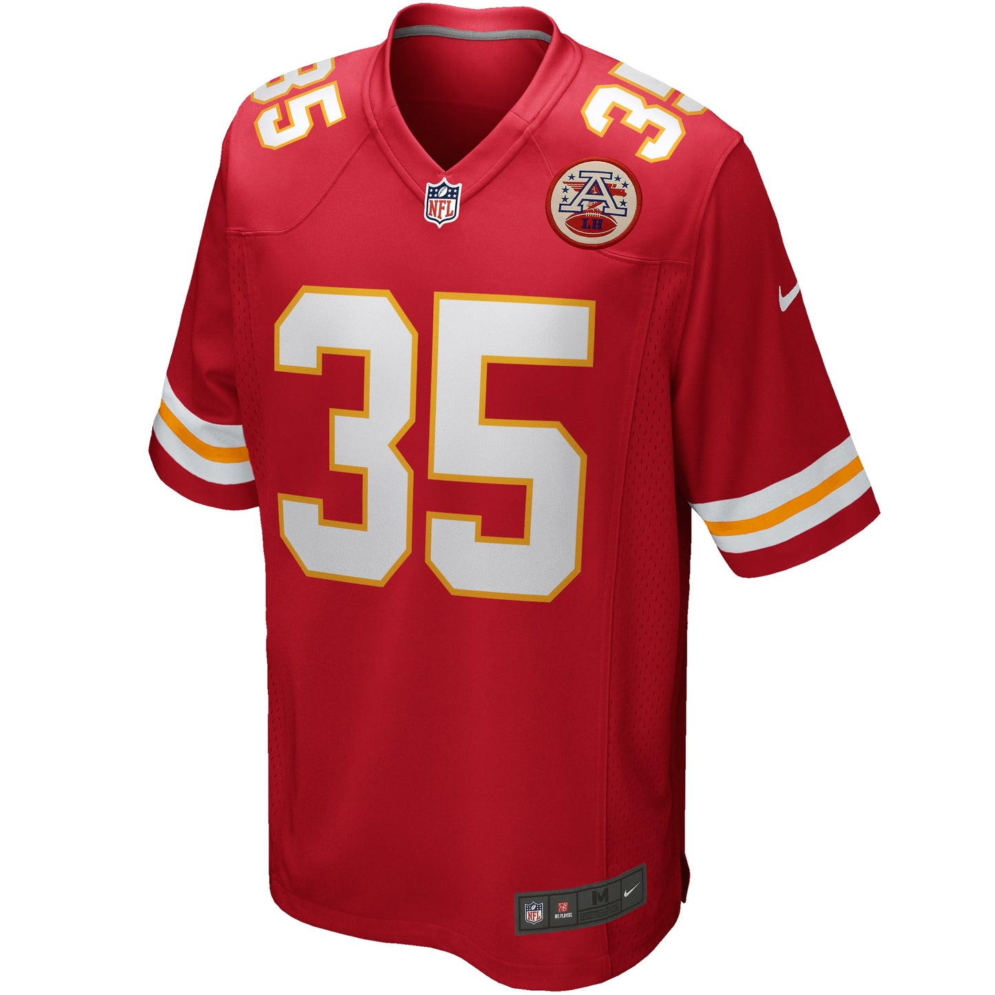 Christian Okoye Kansas City Chiefs Game Retired Player Jersey - Red