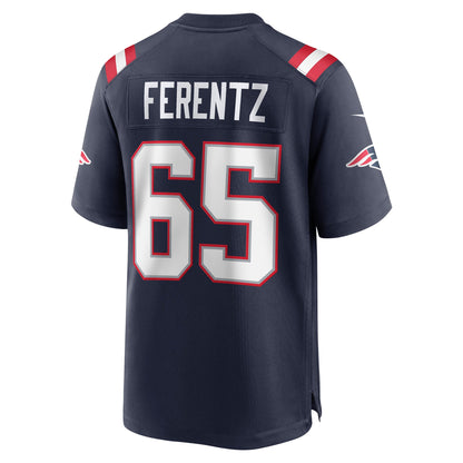 James Ferentz New England Patriots Game Jersey - Navy