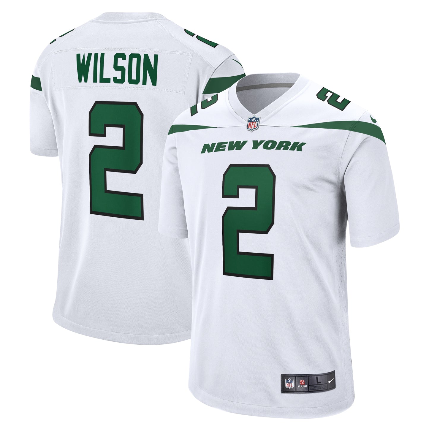 Zach Wilson New York Jets White Game Jersey - White