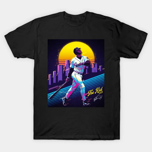 Ken Griffey Jr The Kid Basketball Legend Signature Vintage Retro 80S 90S Bootleg Rap Style T-Shirt