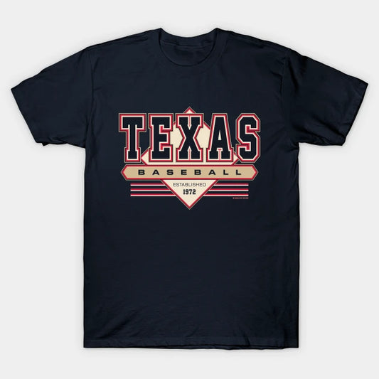 Texas Baseball Retro, Vintage Rangers Inspired 90S Throwback T-Shirt