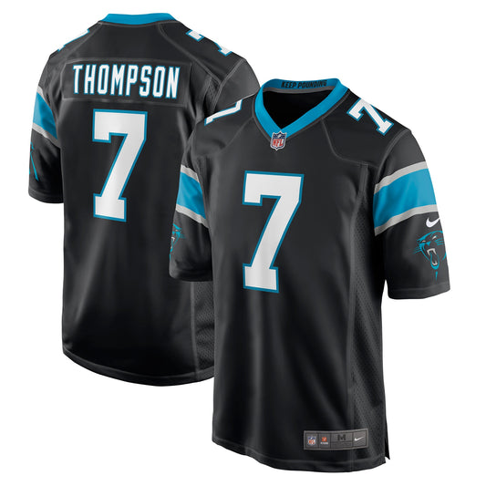 Shaq Thompson Carolina Panthers Player Game Jersey - Black