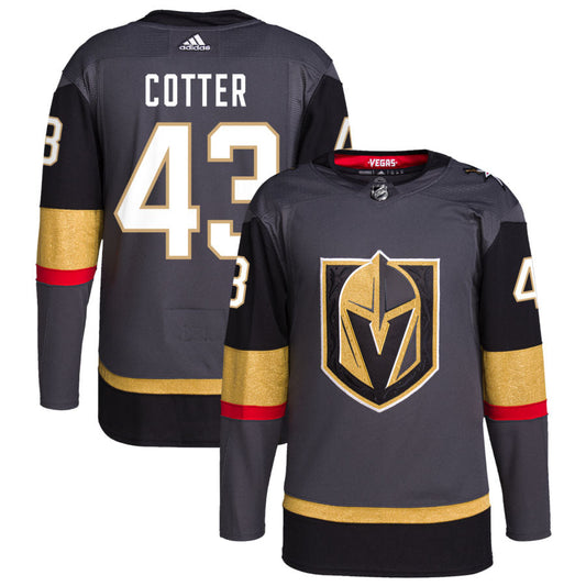 Paul Cotter Vegas Golden Knights Alternate Authentic Pro Jersey - Gray