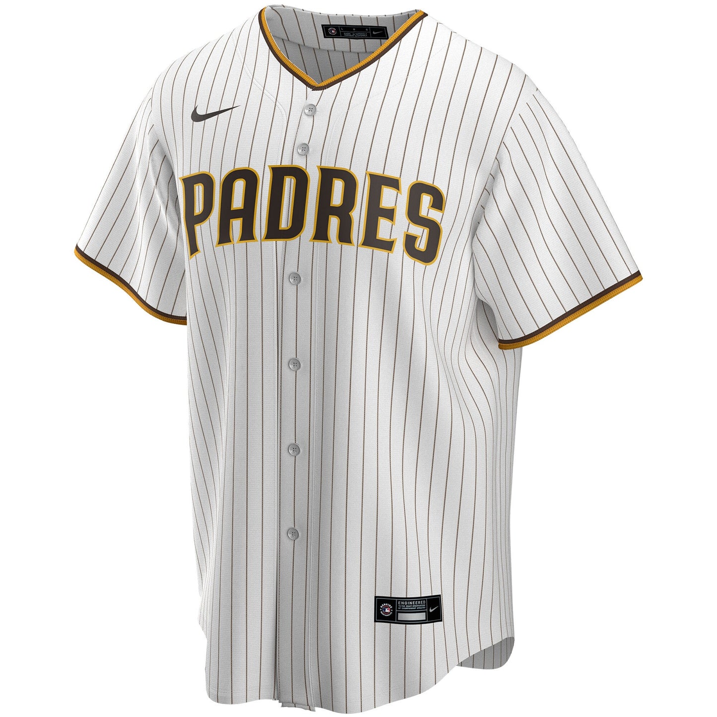 San Diego Padres Home Replica Custom Jersey - White