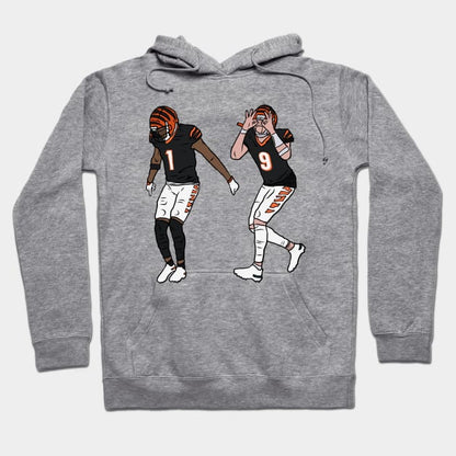 Ja'Marr Chase And Joe Burrow Griddy Hoodie