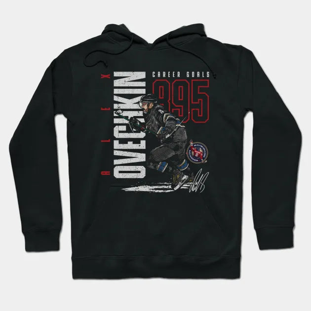 Alex Ovechkin Washington 895 Career Goals Throwback Hoodie